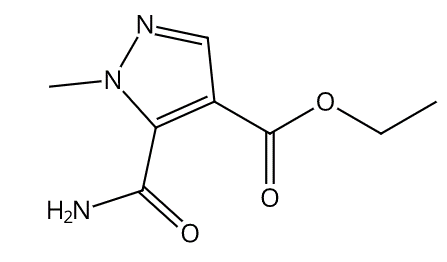1H - 吡唑 - 4 - 羧酸，5-(氨基羰基）-1 - 甲基乙基酯